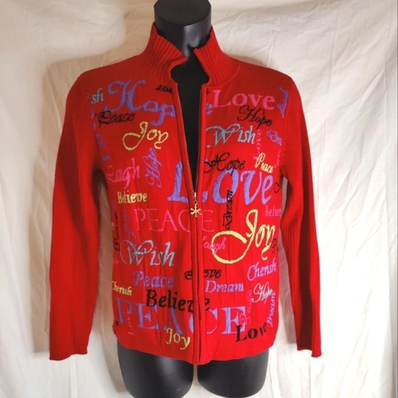 peace love joy sweater NWT 😍 - Picture 7 of 12